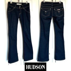 Hudson Dark Wash Low/Mid Rise Bootcut Jean Size 27